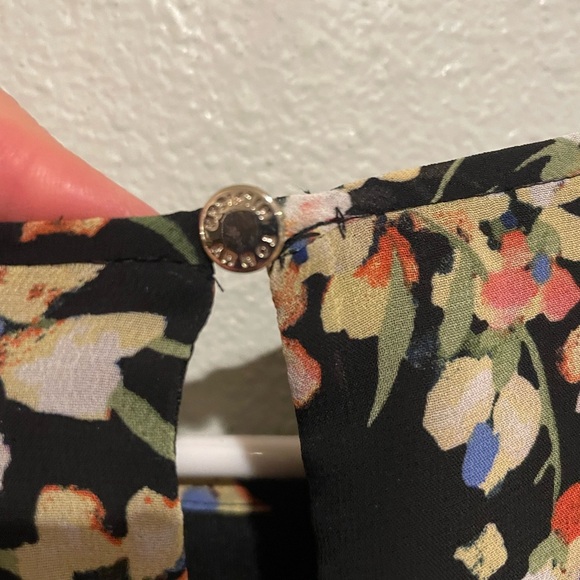 Tommy Hilfiger Navy Sheer Floral Sleeveless Dress. - Picture 6 of 7